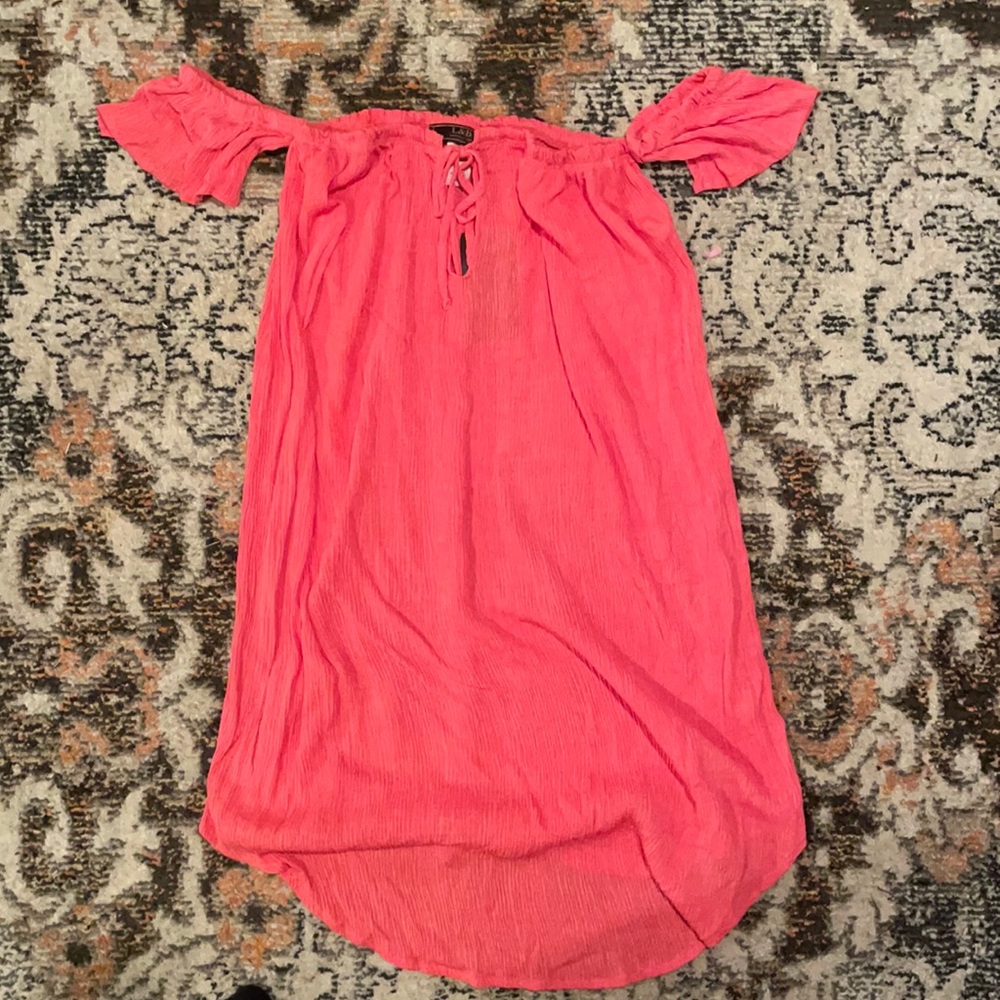 Lucky & Blessed Off the shoulder Summer Dress